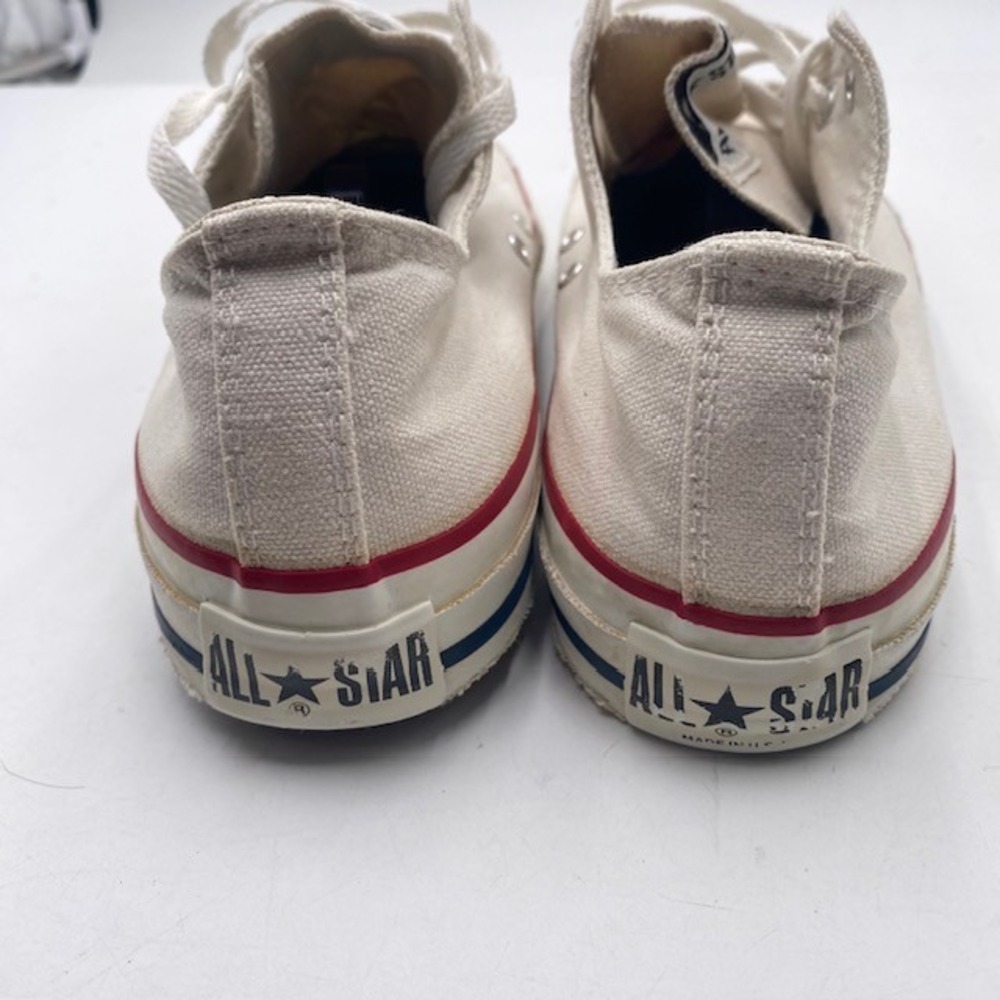 Converse Chuck Taylor All Star Sneakers Mens 10 Cream Canvas Made in USA Vintage - Picture 7 of 13